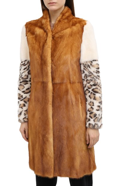 Шуба прямого кроя из меха норки MATE OFFICIAL, арт. 74CF073-8511011, фото 3