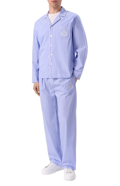 Хлопковые домашние брюки SPORTY AND RICH, арт. PA07876243ST02/M, фото 2
