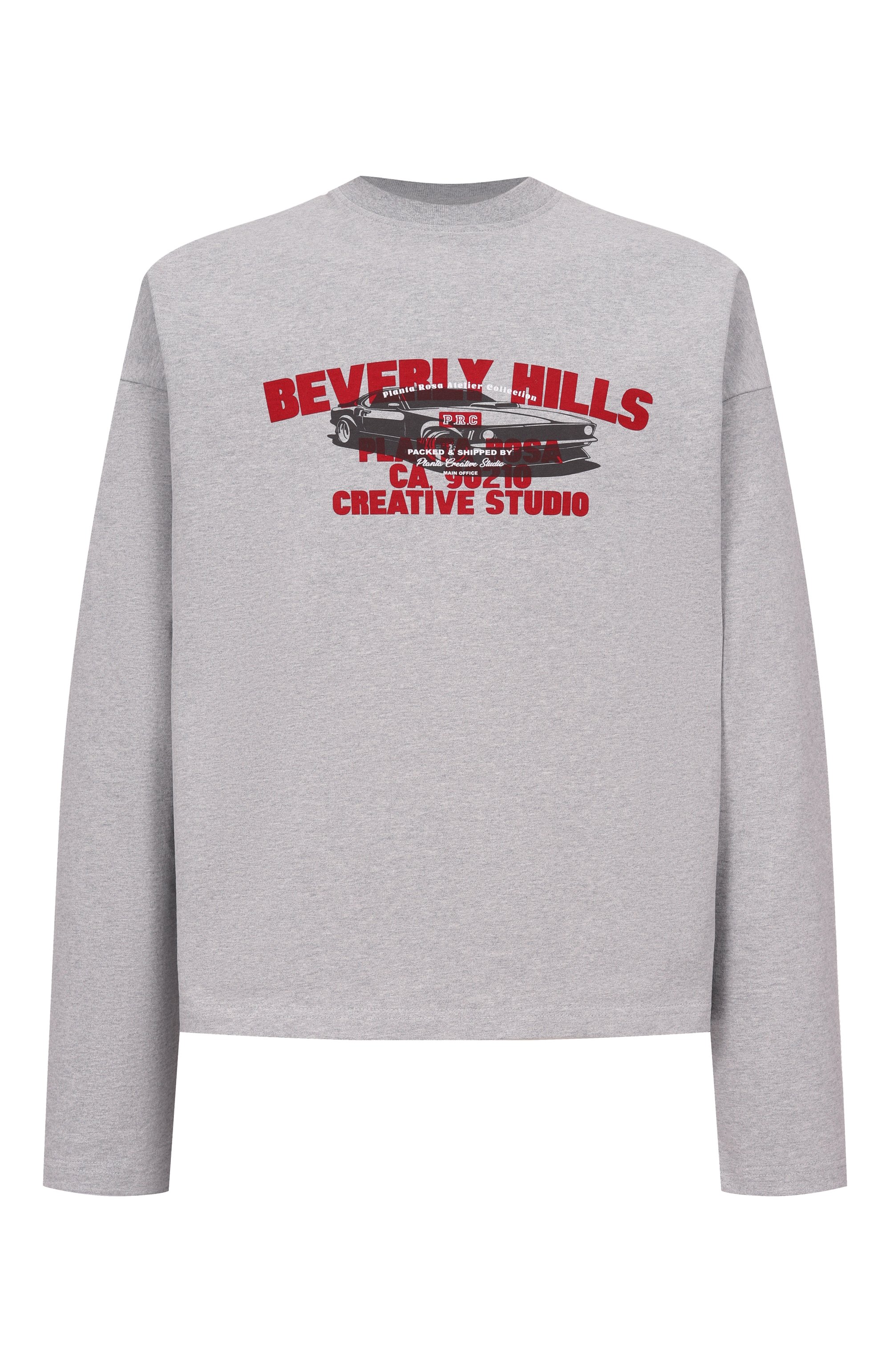 Хлопковый лонгслив PLANTA ROSA, арт. PR/L02.1/BEVERLY-MOMENTUM/300VELVET, фото 1