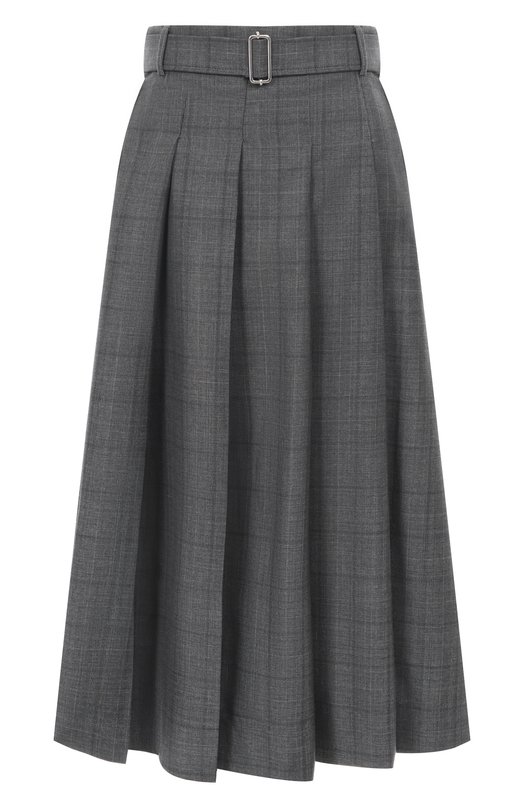 Шерстяная юбка Officine Generale W25WSKT150 Серый W25WSKT150