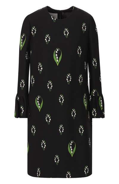Женское платье из смеси шерсти и шелка VALENTINO, арт. SB3VAMW34PS