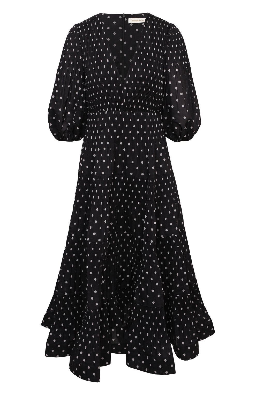 Платье ZIMMERMANN черно-белого цвета по цене 69950 руб., арт. 1212DRB0T, фото 1 Платье ZIMMERMANN, арт. 1212DRB0T, фото 1