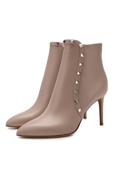 Женские кожаные ботильоны rockstud VALENTINO бежевого цвета, арт. SW0S0I62/VXS | Фото 1 (Подошва: Плоская; Статус проверки: Проверено, Проверена категория; Материал внутренний: Натуральная кожа; Каблук высота: Высокий; Каблук тип: Шпилька; Материал утеплителя: Без утеплителя; Материал сплава: Проверено, Проставлено; Драгоценные камни: Проставлено; Материал внешний: Натуральная кожа; Длина стельки: 23,3, 23,6, 24,0, 24,3, 24,6, 25,0, 25,3, 25,6, 26,0, 26,3, 26,6)