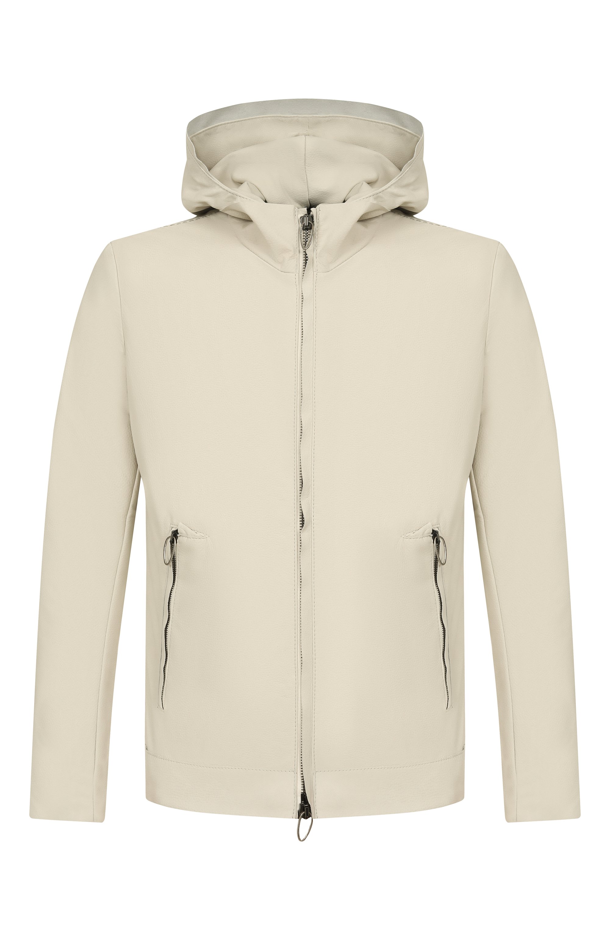 Кожаная куртка DANIELE BASTA кремового цвета по цене 178500 руб., арт. DB1146S58, фото 1 Кожаная куртка DANIELE BASTA, арт. DB1146S58, фото 1