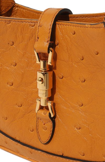 Сумка jackie 1961 mini из кожи страуса GUCCI, арт. 637091 EY00G, фото 3