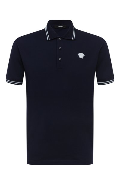 Мужское хлопковое поло VERSACE, арт. 1013910/1A09860