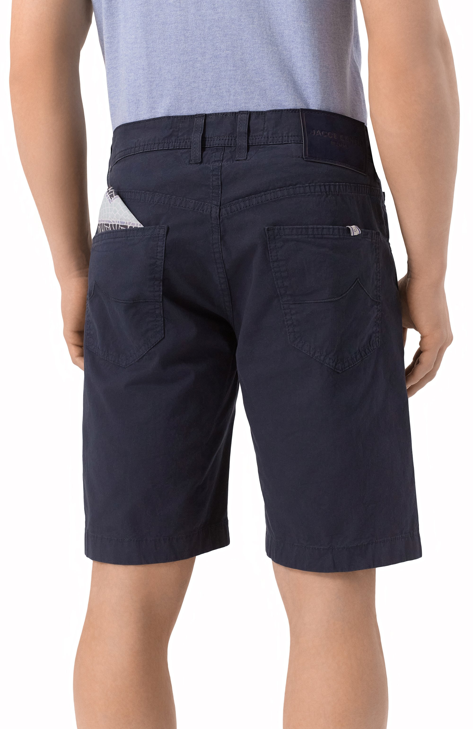 Джинсовые шорты nicolas JACOB COHEN темно-синего цвета по цене 42300 руб., арт. JUM_0E001 054 S2544 TR, фото 4 Джинсовые шорты nicolas JACOB COHEN, арт. JUM_0E001 054 S2544 TR, фото 4