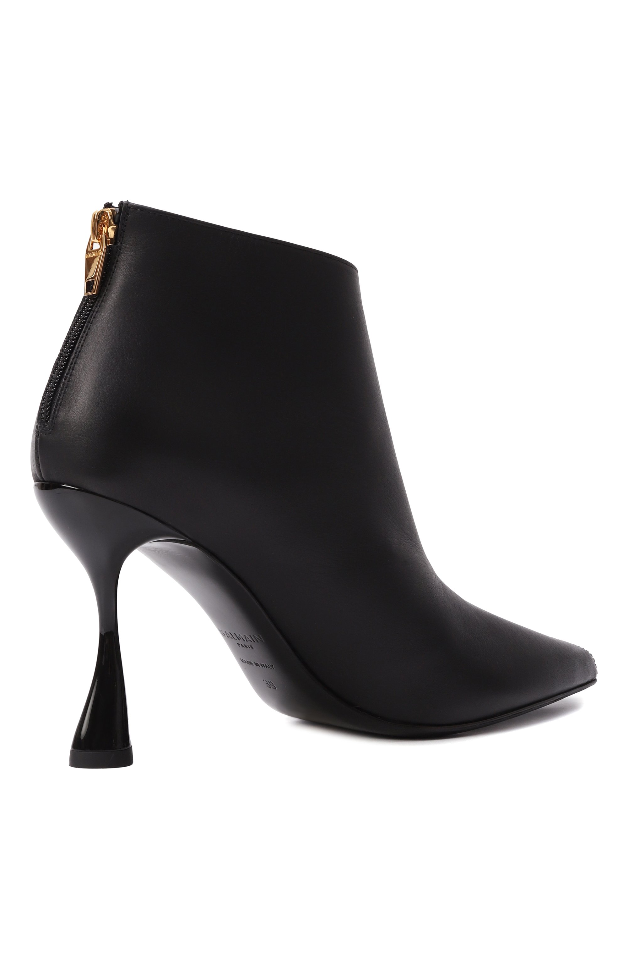 Кожаные ботильоны eden 95 BALMAIN, арт. EN1TE108/LTBC, фото 5