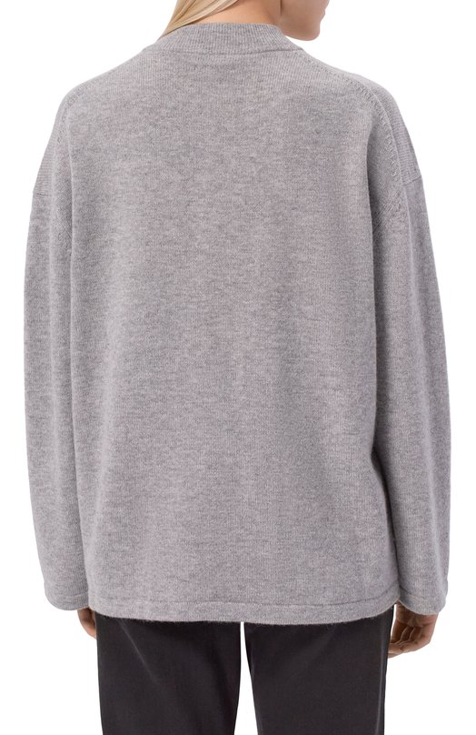 Свитер из шерсти и кашемира Max Mara Studio PISAN0 Серый  PISAN0 Фото 4