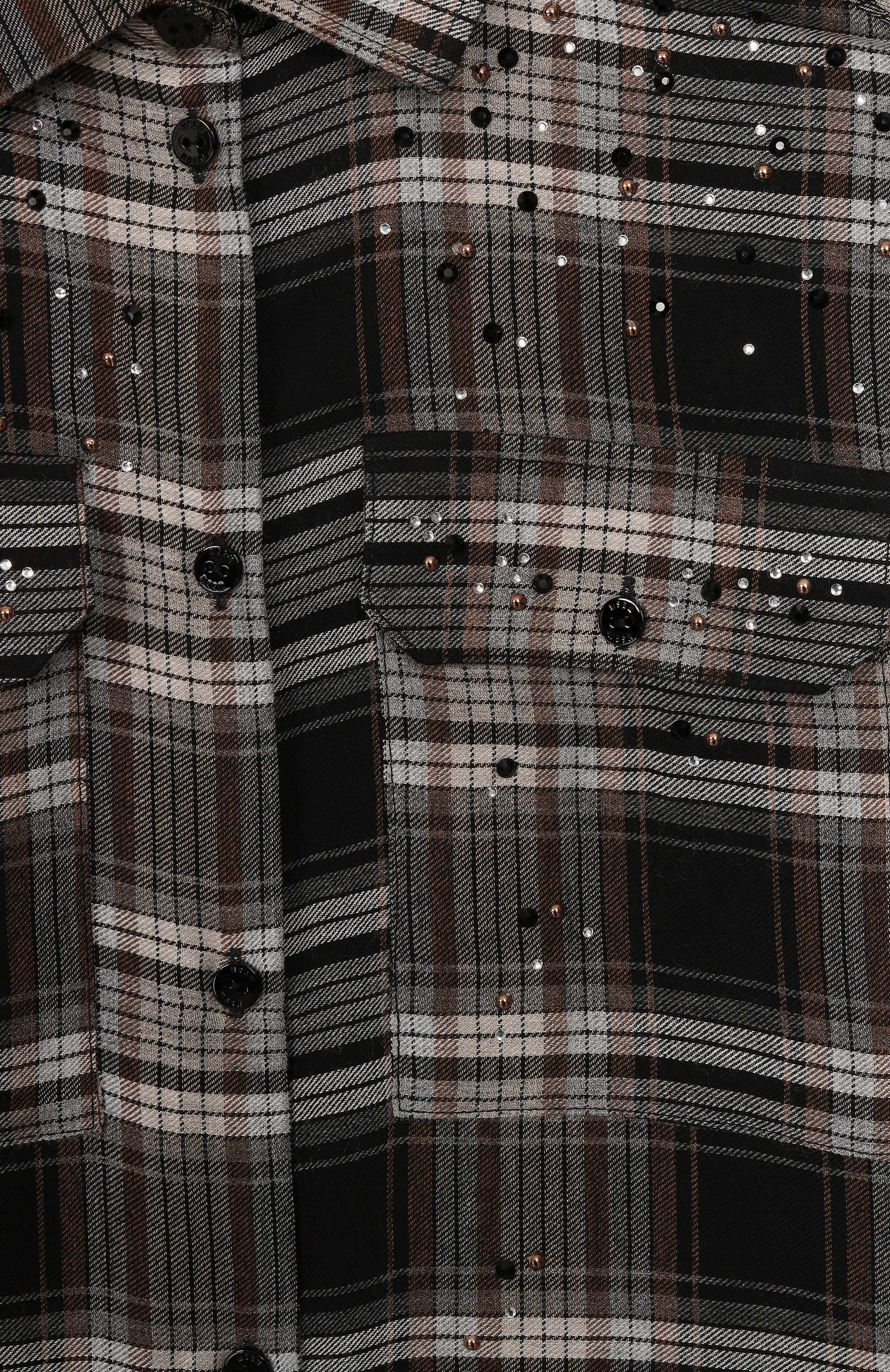 Рубашка из вискозы MSGM KIDS разноцветного цвета по цене 20900 руб., арт. F5MSJGSI133, фото 3 Рубашка из вискозы MSGM KIDS, арт. F5MSJGSI133, фото 3