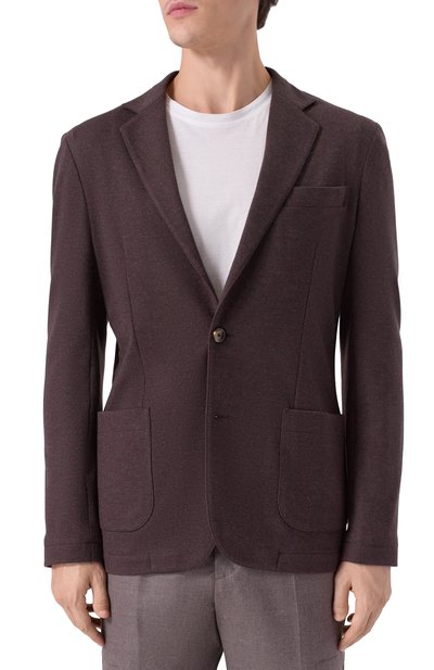 Пиджак из шерсти и кашемира MARCO PESCAROLO, арт. AP0LL0/52Y11/46-58, фото 4
