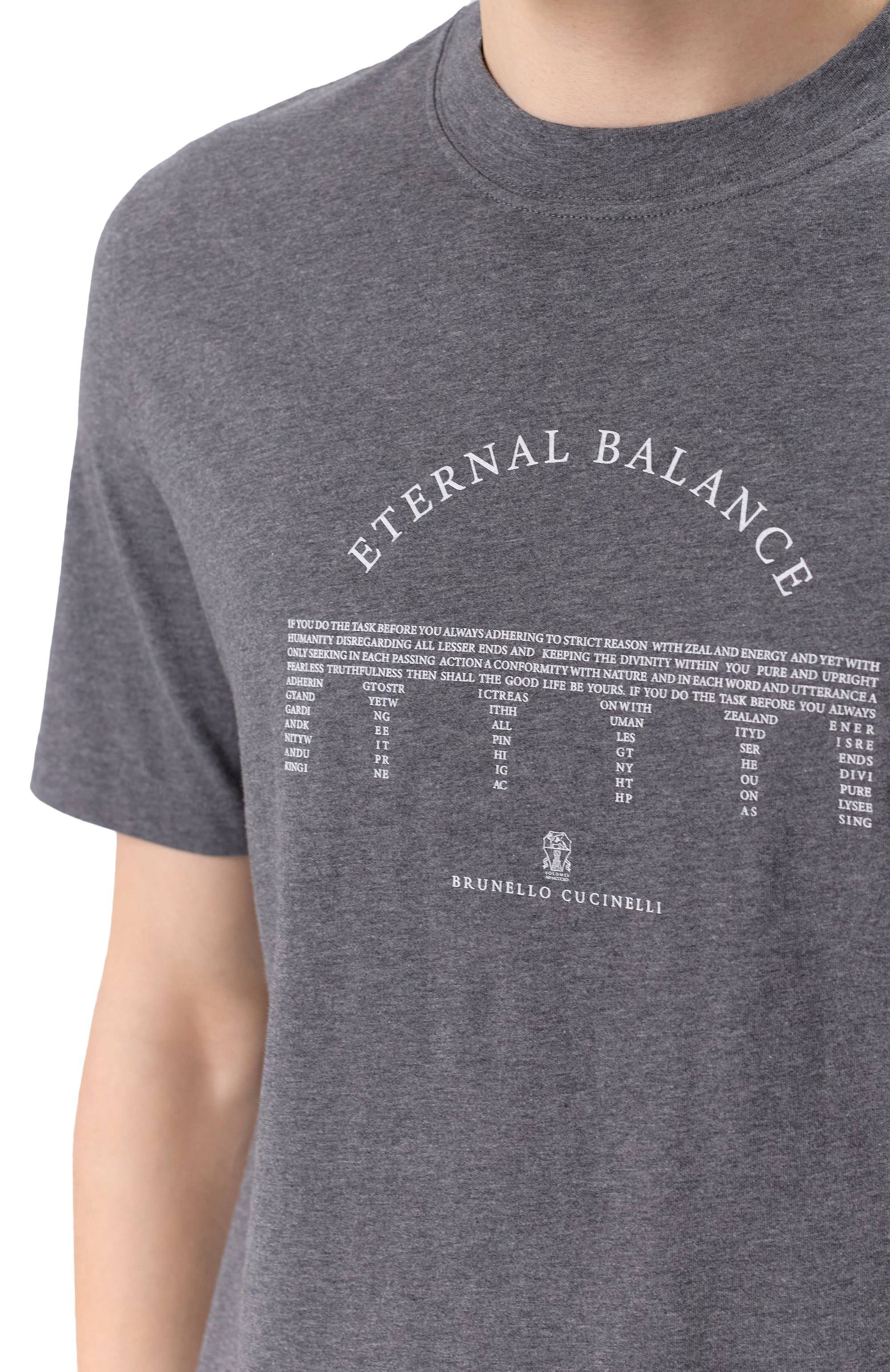 Хлопковая футболка BRUNELLO CUCINELLI, арт. M0B138413, фото 5