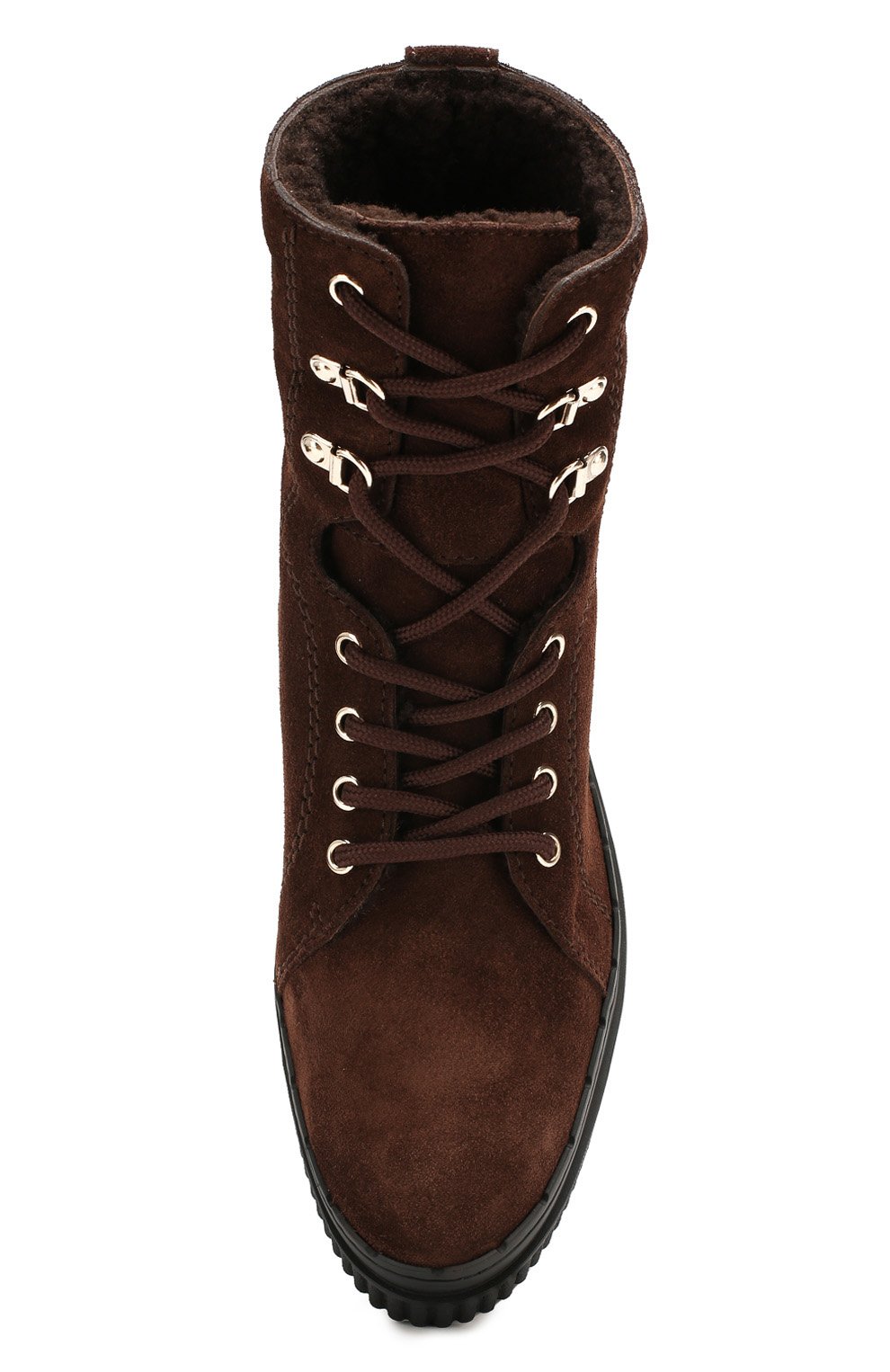 Замшевые ботинки TOD’S темно-коричневого цвета по цене 79100 руб., арт. XXW39A0AM51RE0, фото 5 Замшевые ботинки TOD’S, арт. XXW39A0AM51RE0, фото 5
