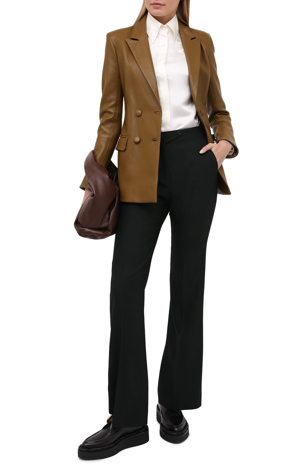 Брюки из шерсти и шелка PETAR PETROV, арт. HALEY F20H7, фото 2