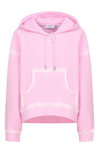 Женский хлопковое худи OFF-WHITE, арт. 0WBB058S26FLE002