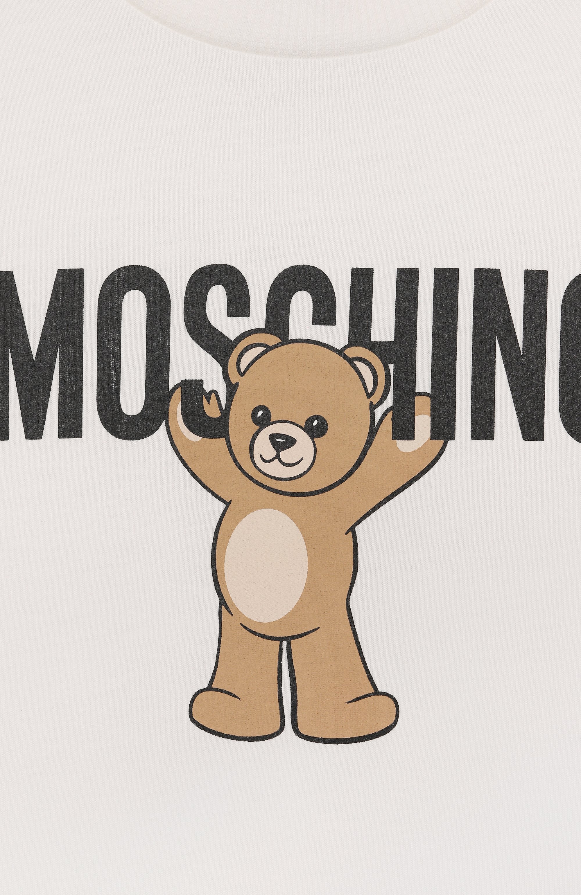 Хлопковая футболка MOSCHINO, арт. HMM05G/LAA10/4-8, фото 3