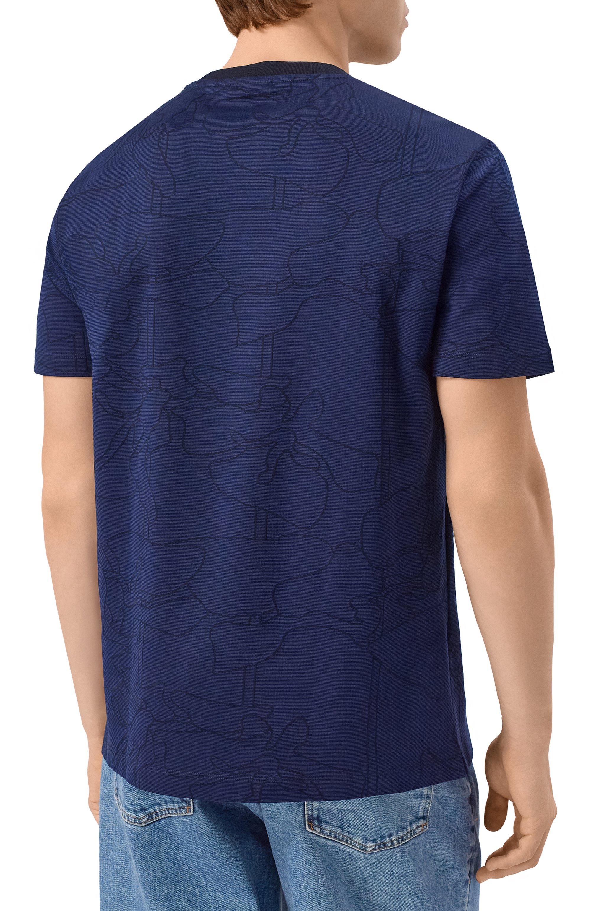 Хлопковая футболка BOSS, арт. 50558850, фото 4