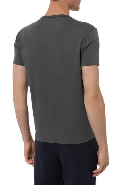 Хлопковая футболка KITON, арт. UNWM008K0228F02, фото 4