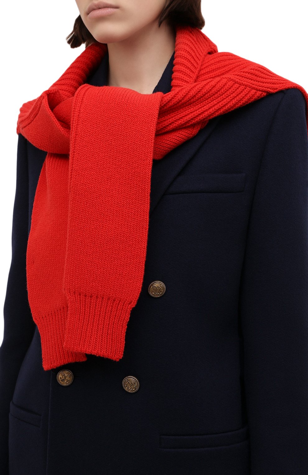 Шерстяной шарф ALEXANDER MCQUEEN, арт. 687357/3206Q, фото 3