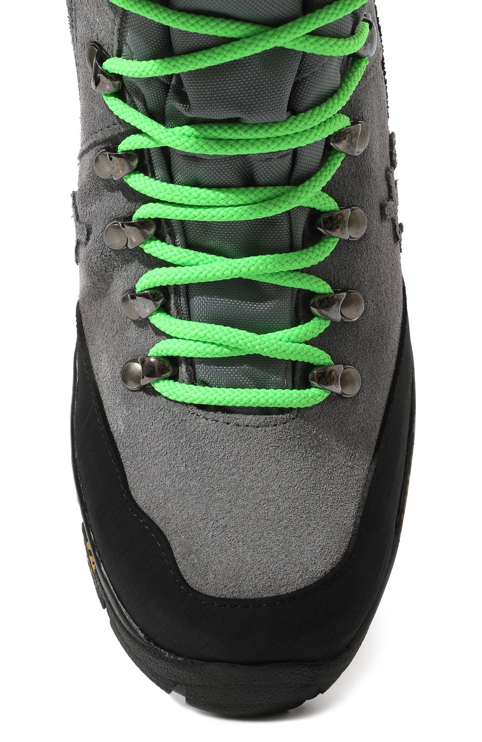 Кожаные ботинки PREMIATA WILL BE серого цвета по цене 31800 руб., арт. TREK M/15M301513/JUN, фото 4 Кожаные ботинки PREMIATA WILL BE, арт. TREK M/15M301513/JUN, фото 4