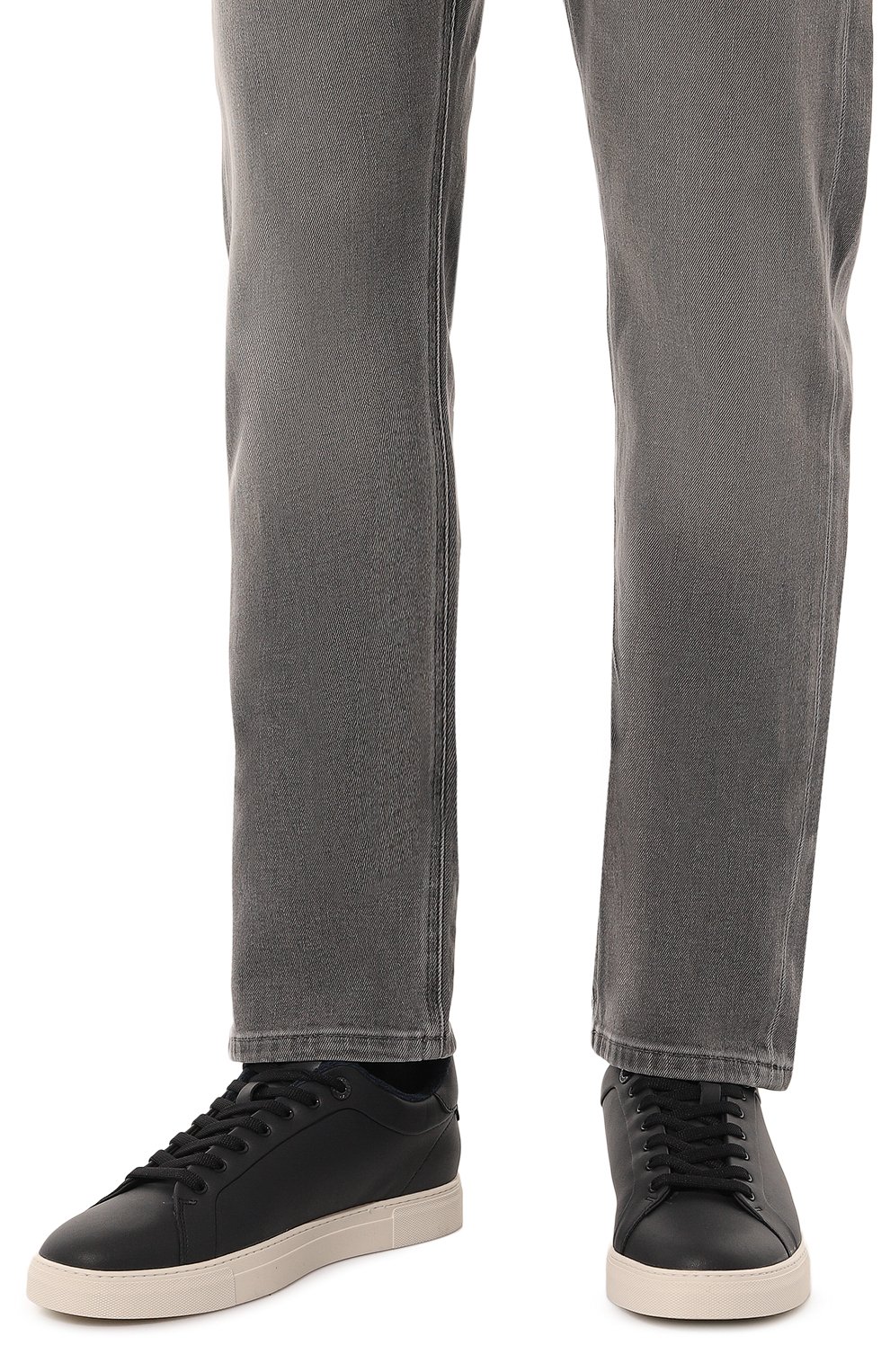 Кожаные кеды EMPORIO ARMANI, арт. X4X598/XF662, фото 3