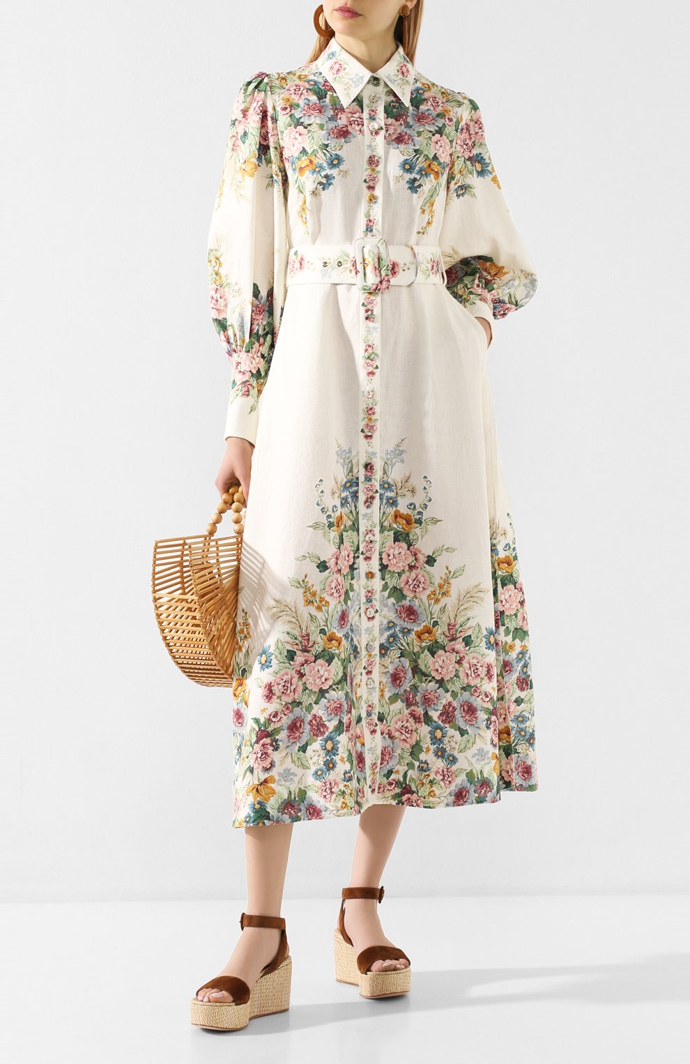 Льняное платье ZIMMERMANN, арт. 8181DWAV, фото 2