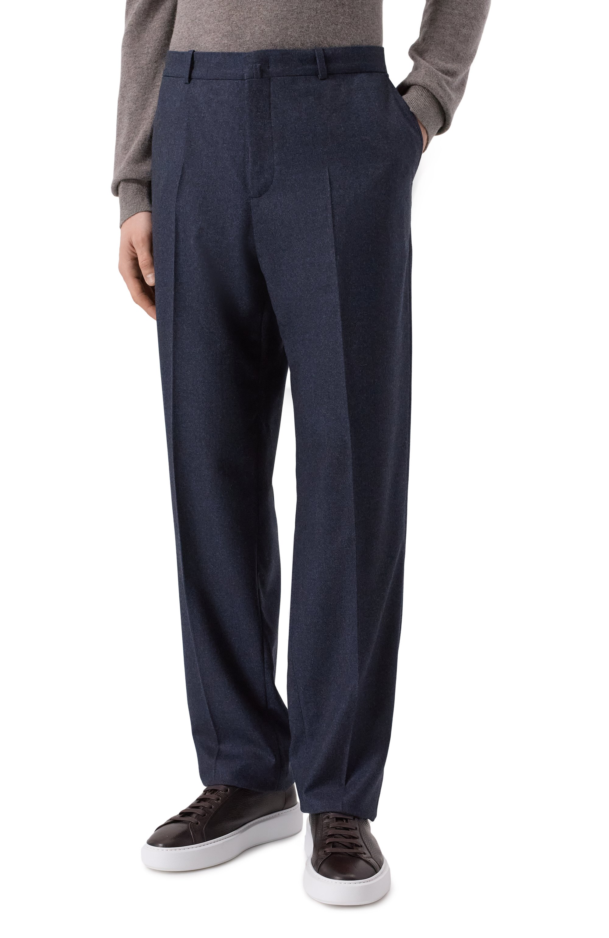 Шерстяные брюки 12 STOREEZ, арт. 135681, фото 3