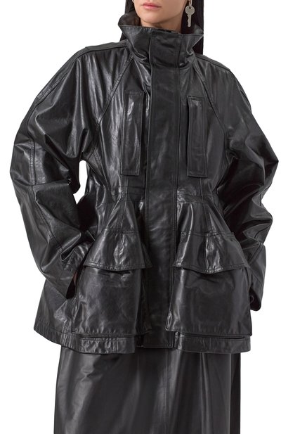 Кожаная куртка BALENCIAGA, арт. 805537/TRS13, фото 3