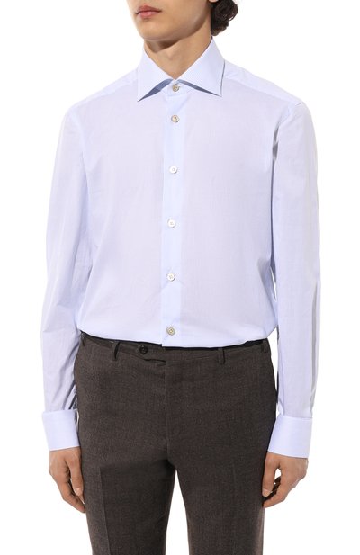 Хлопковая сорочка KITON, арт. UCIH0869013, фото 4