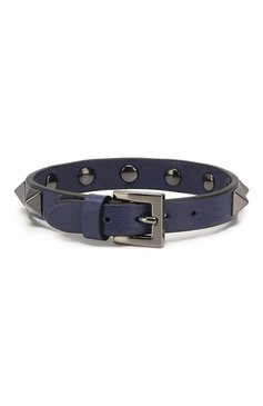 Мужской кожаный браслет rockstud mini VALENTINO синего цвета, арт. SY2J0801/VH3 | Фото 2 (Статус проверки: Проверена категория; Материал: Натуральная кожа; Региональные ограничения белый список (Axapta Mercury): Не проставлено; Нос: Не проставлено)