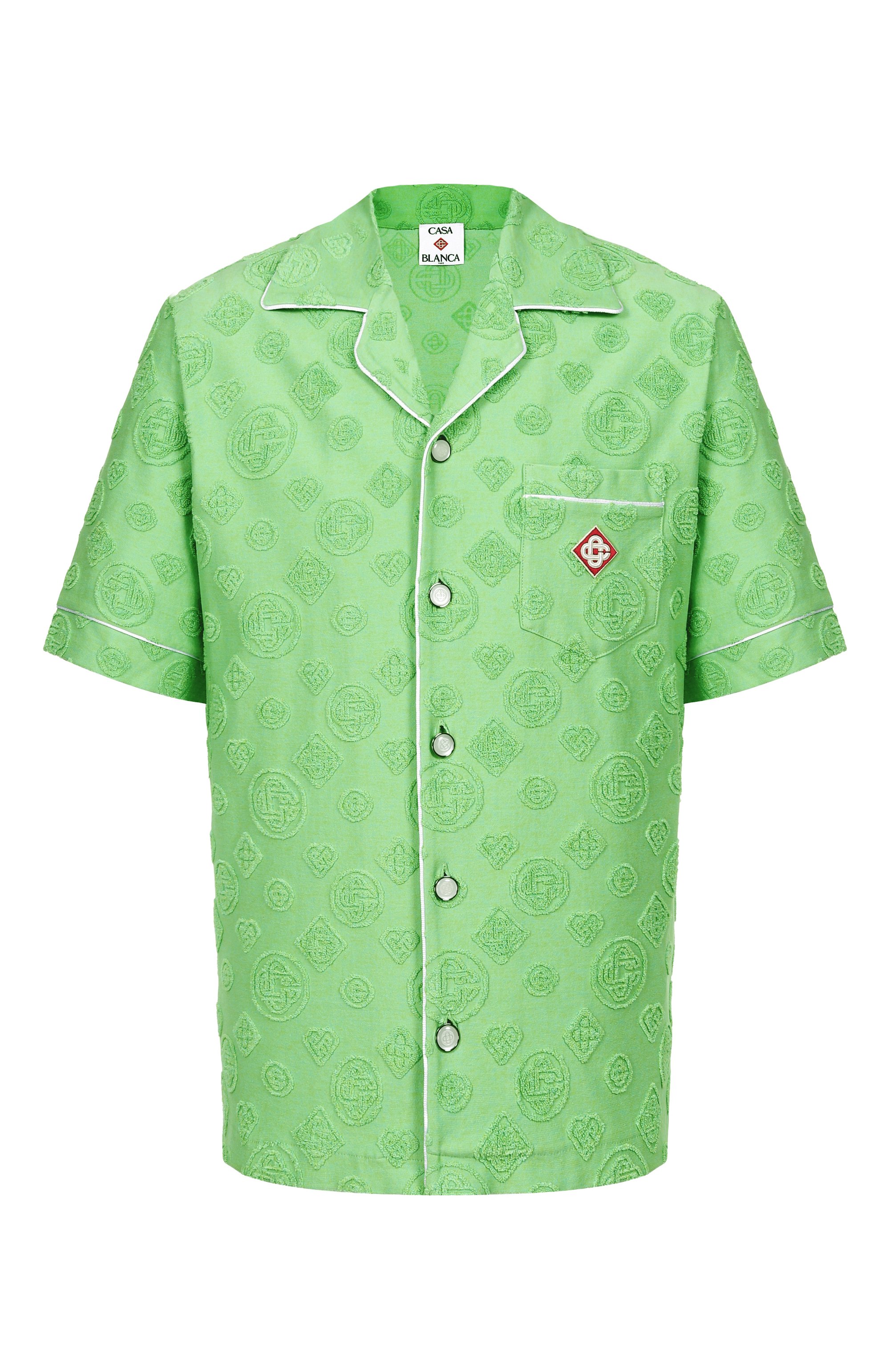 Хлопковая рубашка CASABLANCA, арт. M-SP26-SH-085-01, фото 1