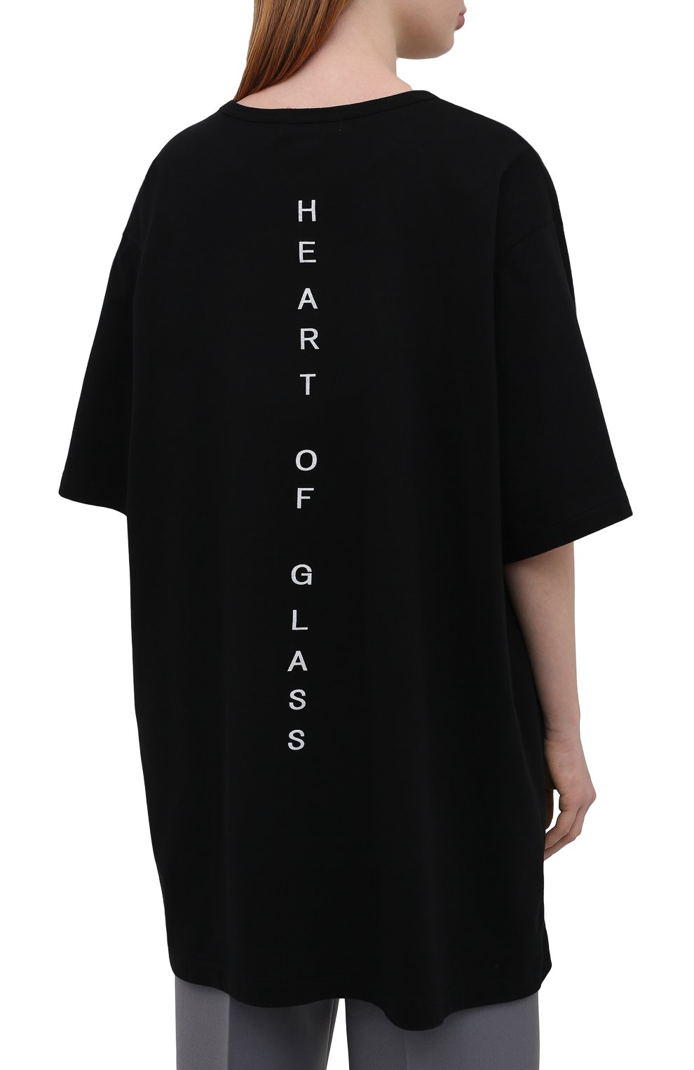 Хлопковая футболка YOHJI YAMAMOTO черного цвета по цене 24600 руб., арт. FD-T16-077, фото 4 Хлопковая футболка YOHJI YAMAMOTO, арт. FD-T16-077, фото 4