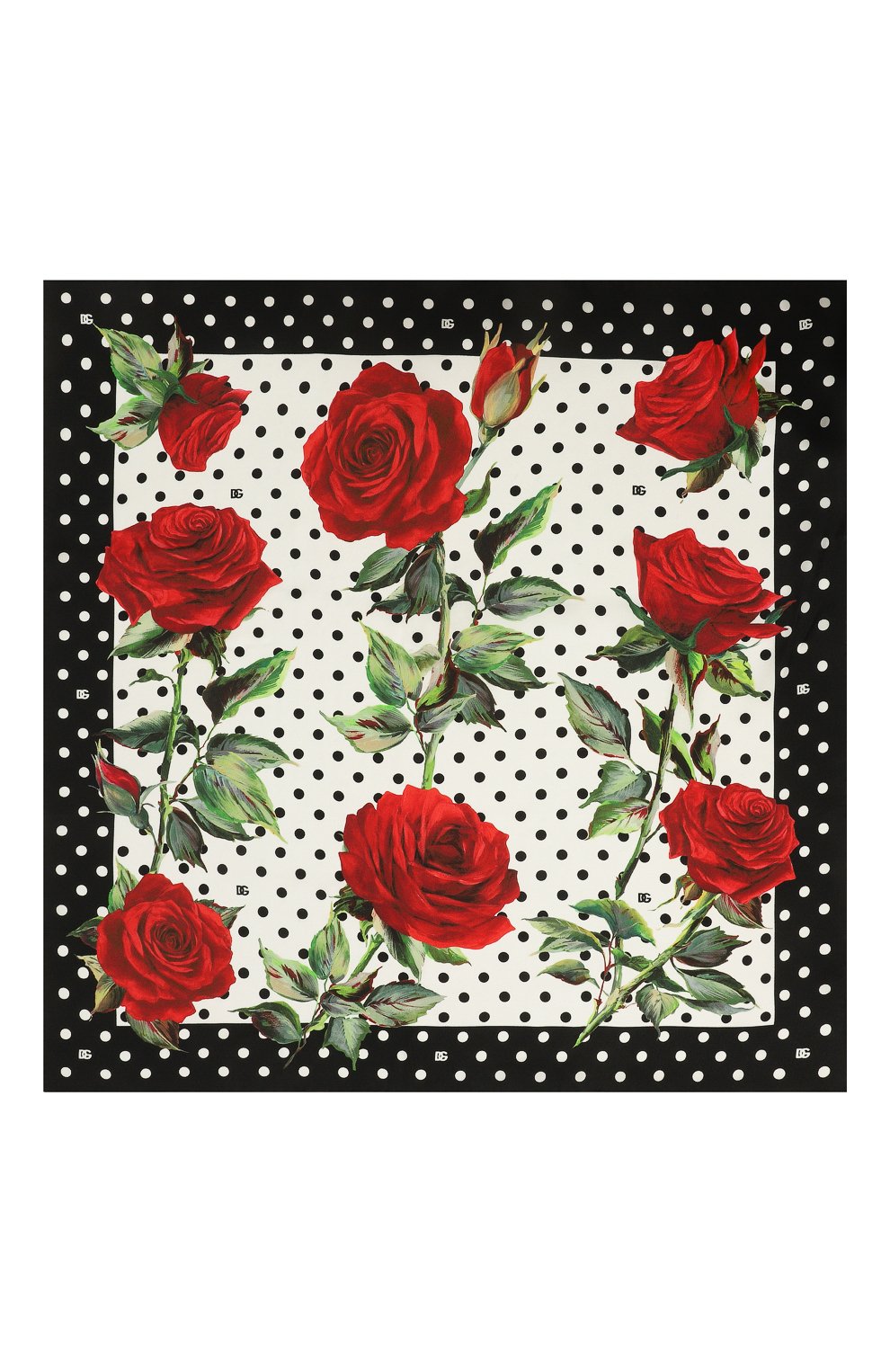 Шелковый платок DOLCE & GABBANA, арт. FN092R/GDCQT, фото 4
