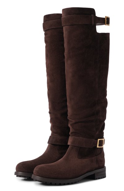 Женские замшевые сапоги biker  JIMMY CHOO, арт. BIKERKBSVV