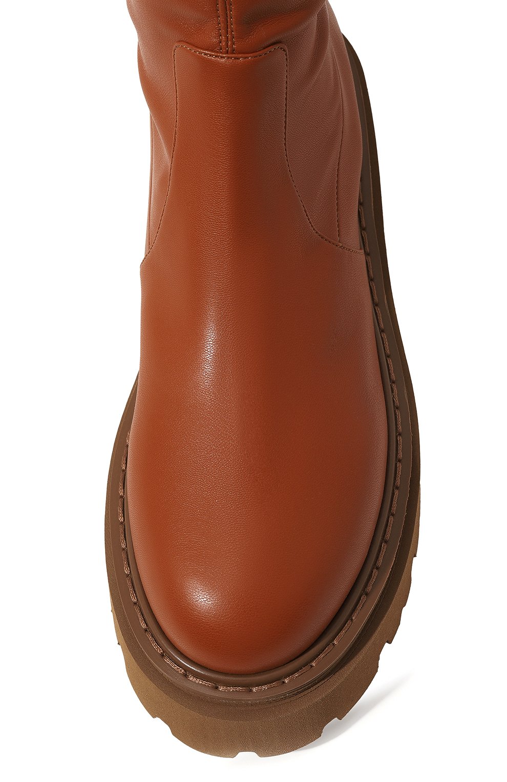 Кожаные ботфорты CASADEI коричневого цвета по цене 86800 руб., арт. 2T019Z0401NAPPL2616, фото 6 Кожаные ботфорты CASADEI, арт. 2T019Z0401NAPPL2616, фото 6