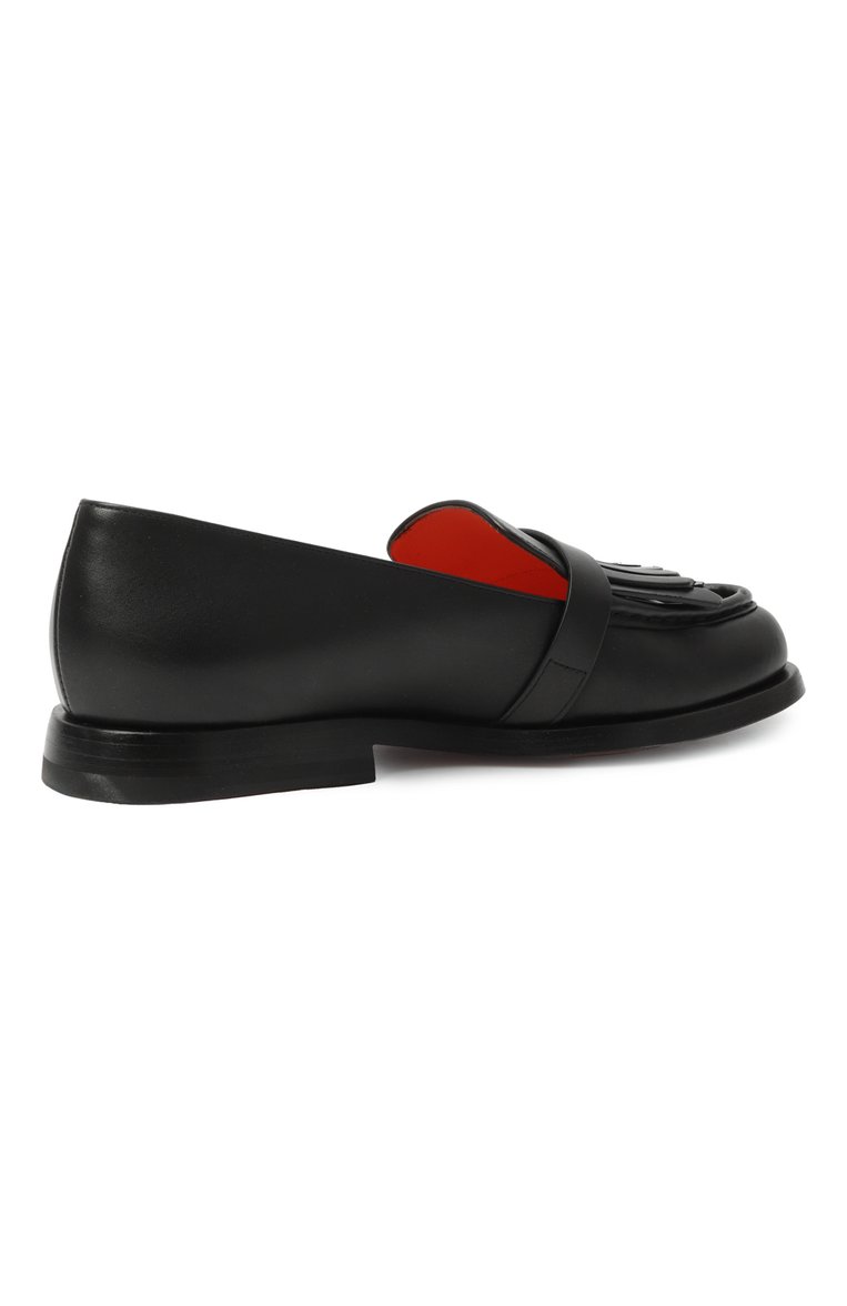 Кожаные лоферы SANTONI, арт. WUQC70080BA2BLGAP24, фото 3