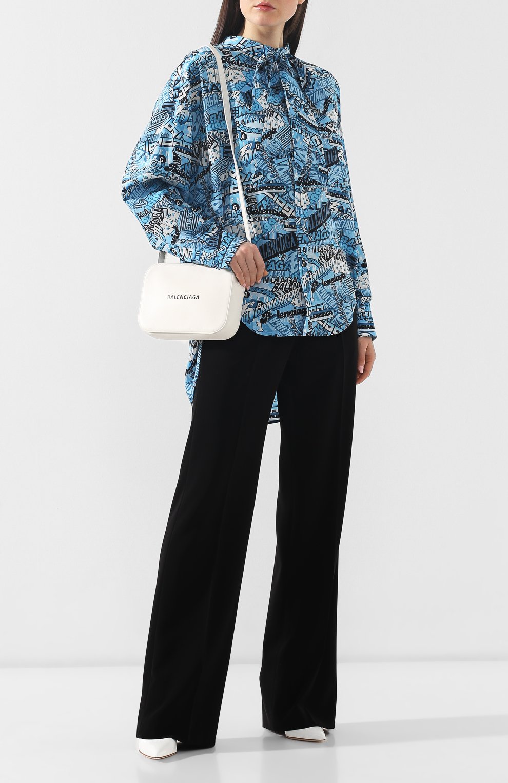 Шелковая блузка BALENCIAGA, арт. 571280/TELF7, фото 2