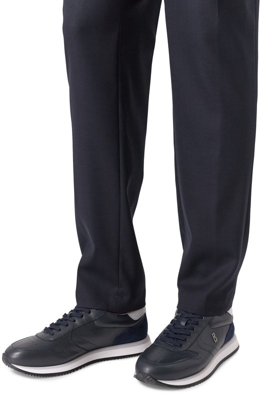 Кожаные кроссовки Bogner 12621125 Синий  12621125 Фото 3