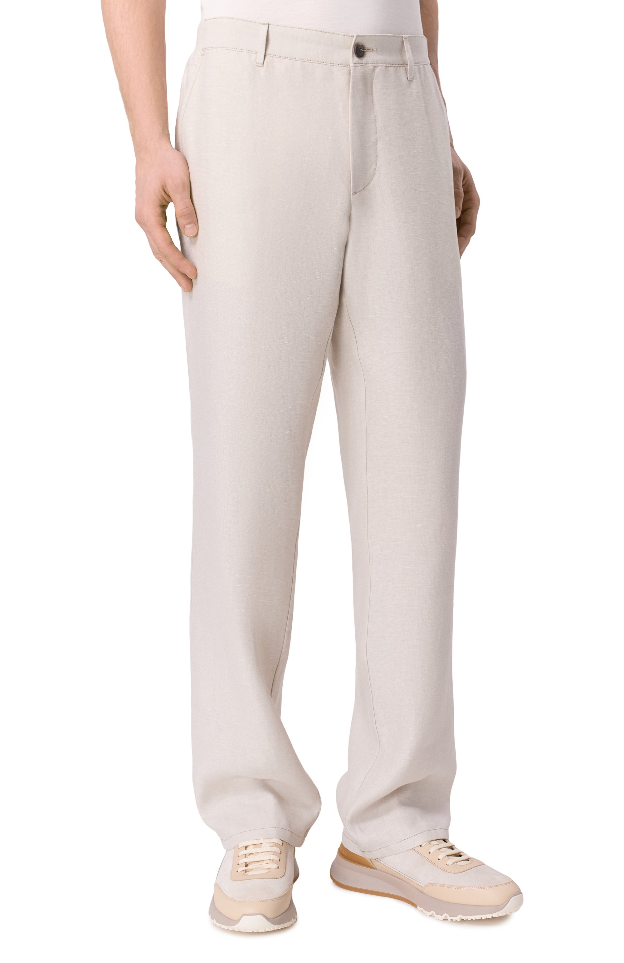 Брюки изо льна и шелка MVST, арт. M26.CSM.T405/TXAVI, фото 3