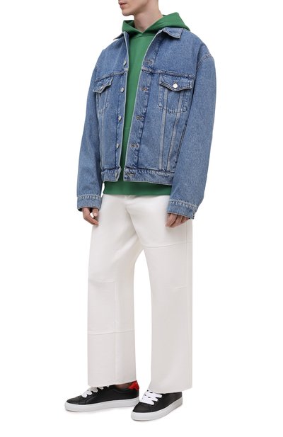 Кожаные кеды urban street GIVENCHY, арт. BH0048H0S2, фото 2