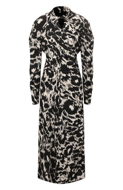 Платье LVIR черно-белого цвета по цене 47900 руб., арт. LV23F-DR01A, фото 1 Платье LVIR, арт. LV23F-DR01A, фото 1