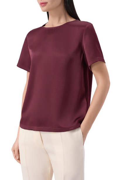 Атласный топ WEEKEND MAX MARA, арт. WKDZ0NA, фото 3