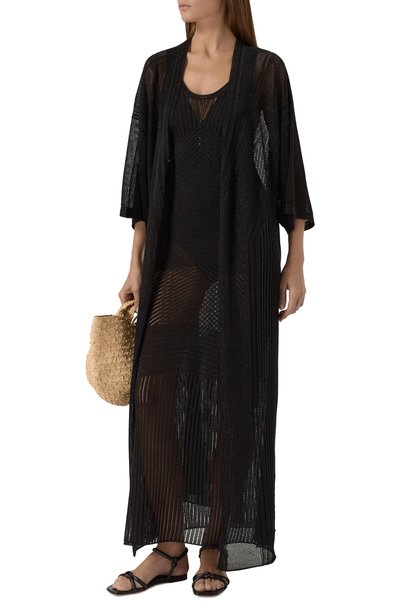 Туника из вискозы LIVY черного цвета по цене 45450 руб., арт. 655298505, фото 2 Туника из вискозы LIVY, арт. 655298505, фото 2