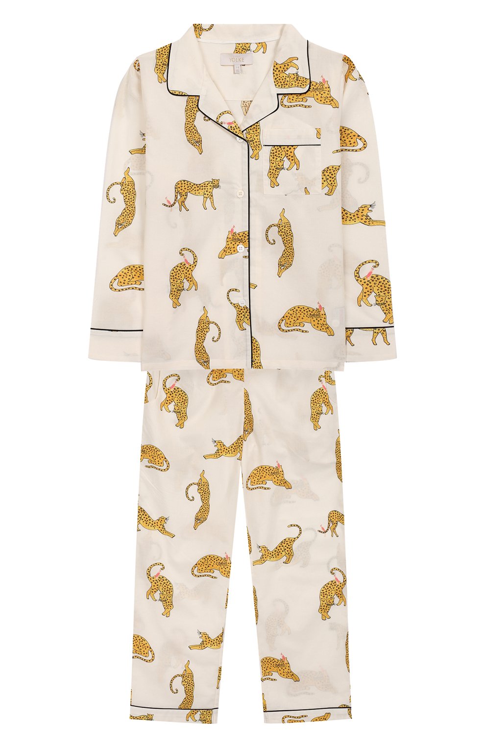 Хлопковая пижама LITTLE YOLKE, арт. AW19-12C-PL-I/1-8Y, фото 1