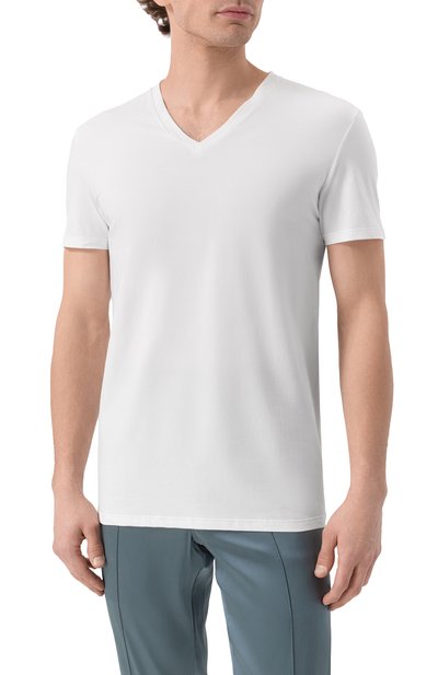 Хлопковая футболка ZEGNA, арт. N2M800/090, фото 3