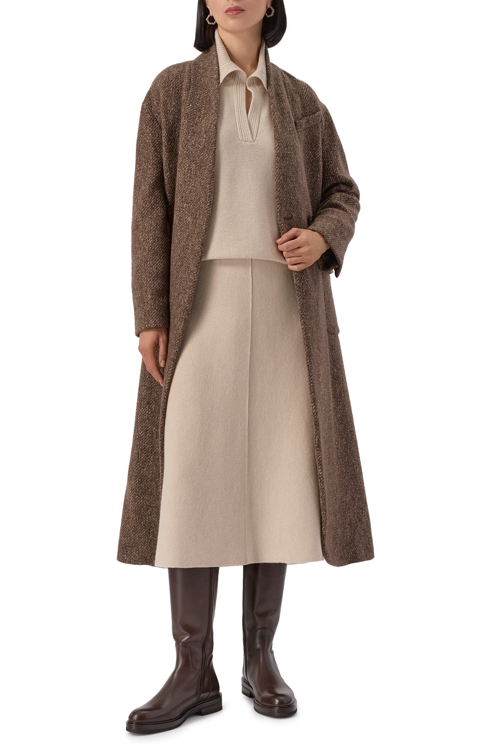 Юбка из кашемира и шерсти AGNONA, арт. KG10050E/1E120NE, фото 2