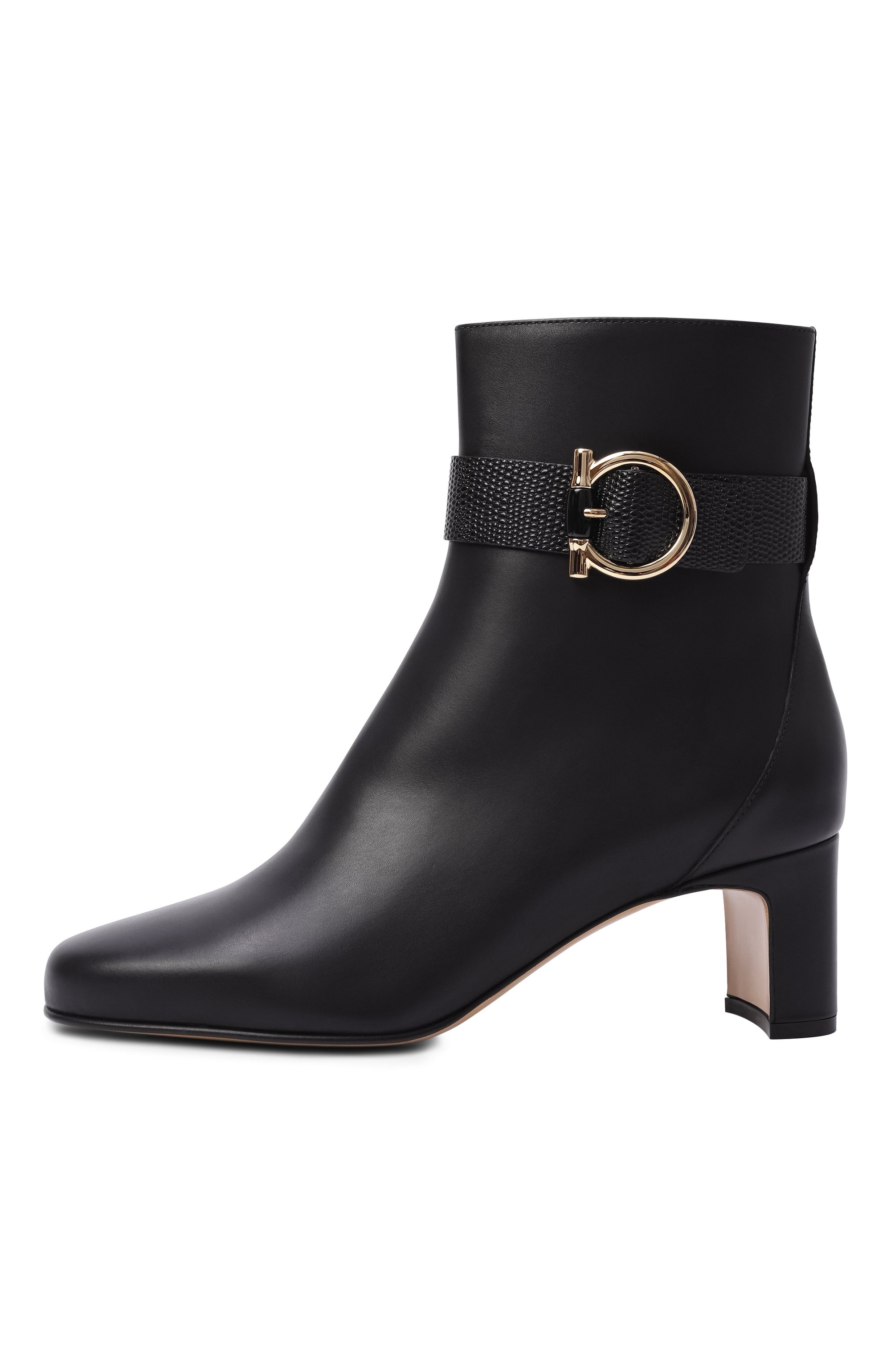 Кожаные ботильоны jamie 55 FERRAGAMO, арт. 01J229/779, фото 4