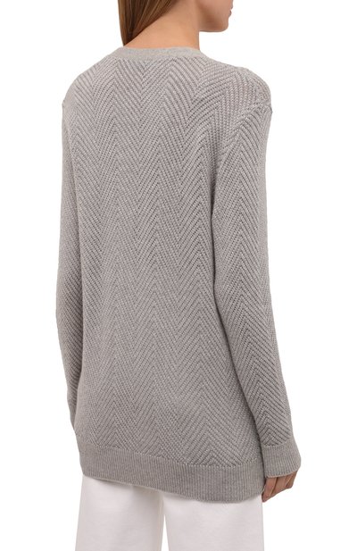Кардиган из кашемира и вискозы RALPH LAUREN серого цвета по цене 158000 руб., арт. 290817716, фото 4 Кардиган из кашемира и вискозы RALPH LAUREN, арт. 290817716, фото 4