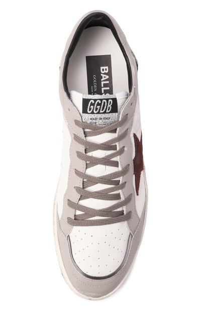 Кожаные кеды ballstar GOLDEN GOOSE DELUXE BRAND, арт. GMF00832.F008158, фото 5