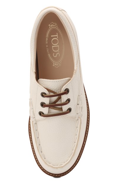 Кожаные дерби TOD’S, арт. XXW05E0EB70EK0, фото 5